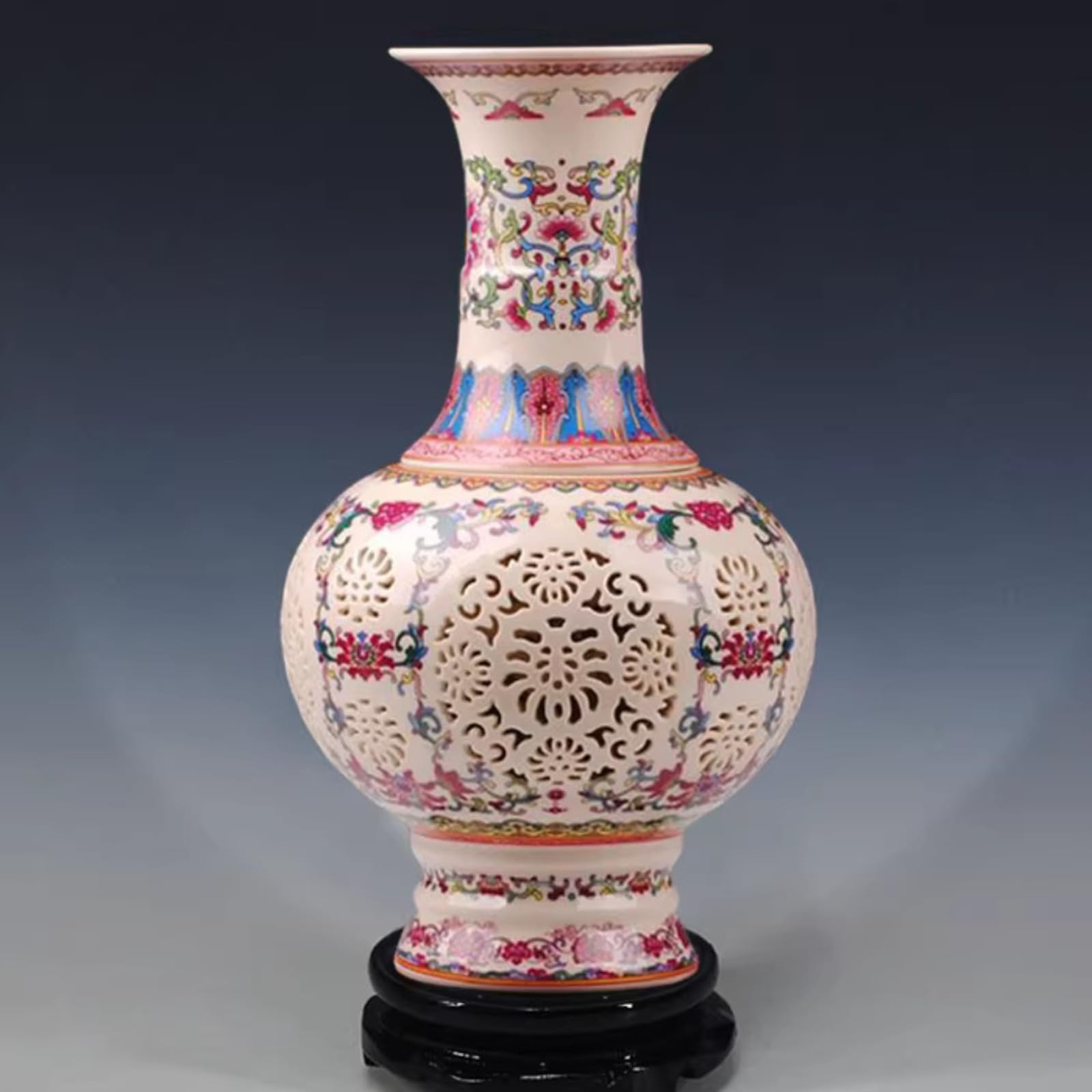 Vase en céramique émaillée de Jingdezhen pour illuminer votre salon