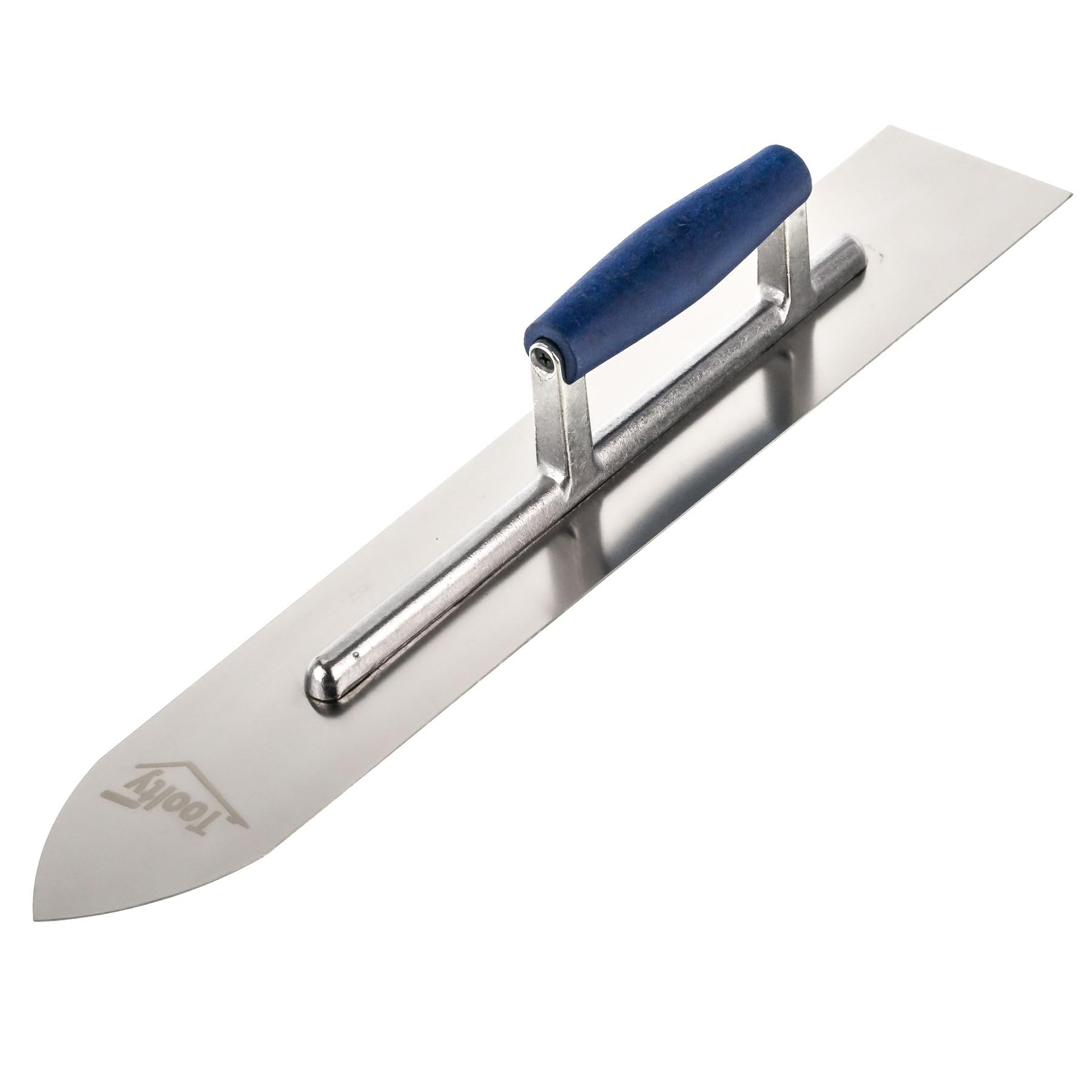 Professional Stainless Steel Flooring Trowel, 500mm, Wooden Handle, Quality DIY