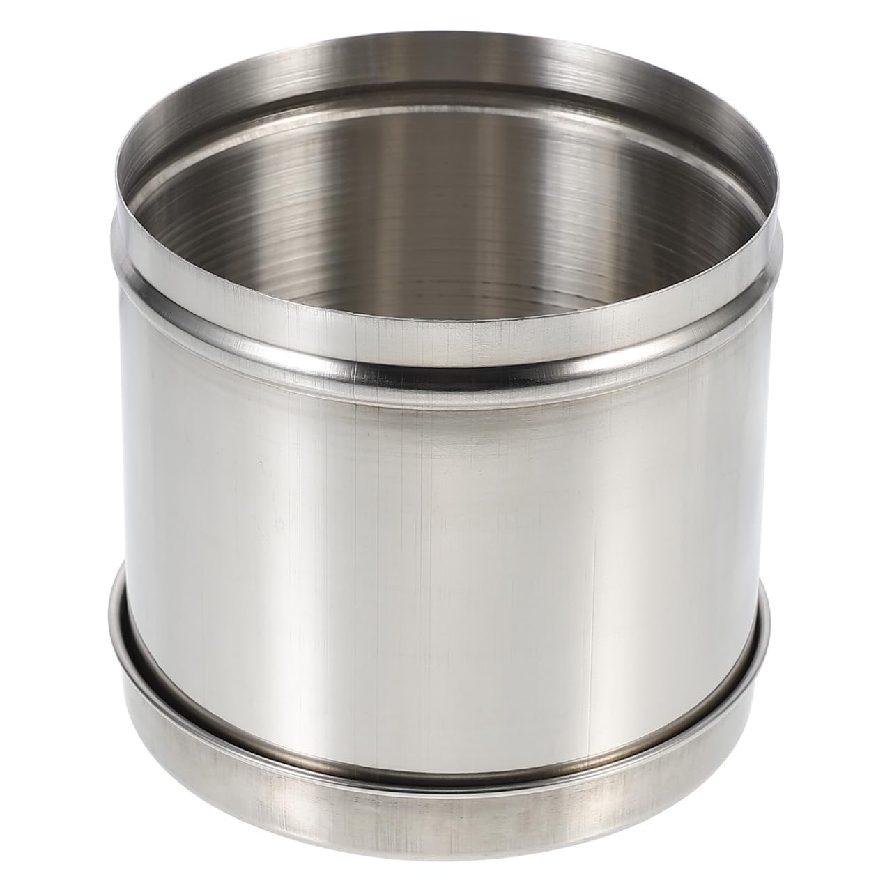 Frasco de Acero Inoxidable 4.72x4.52x4.52in para Almacenamiento de Ungüento con Sellado Hermético