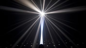 CHAUVET DJ LED Pinspot 2 Compact Hard-Edge LED Spot Light | Tight focused beam highlights mirror balls and decor, cool-running long-life source, simple setup at parties and events