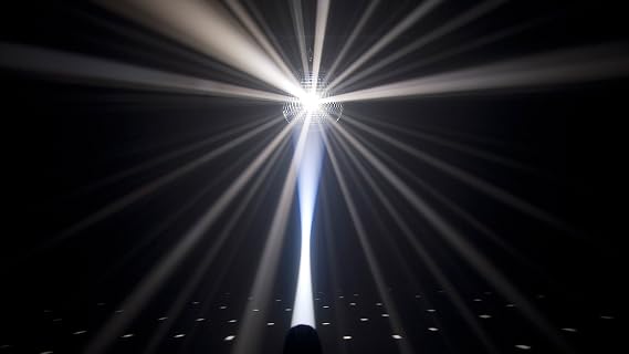 CHAUVET DJ LED Pinspot 2 Compact Hard-Edge LED Spot Light | Tight focused beam highlights mirror balls and decor, cool-running long-life source, simple setup at parties and events