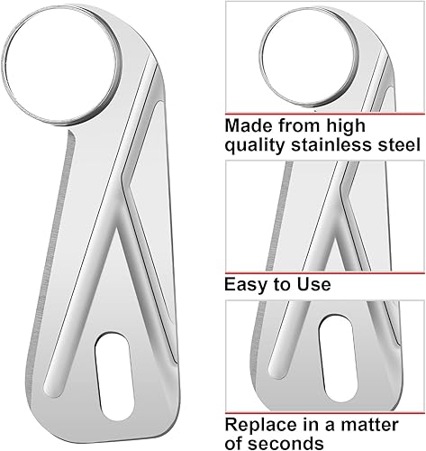 Miniatura 3 de Jutom Cuchilla de repuesto universal para pelador de manzanas y descorazonador, cortador de manzana, cuchillas de acero inoxidable para cocina,