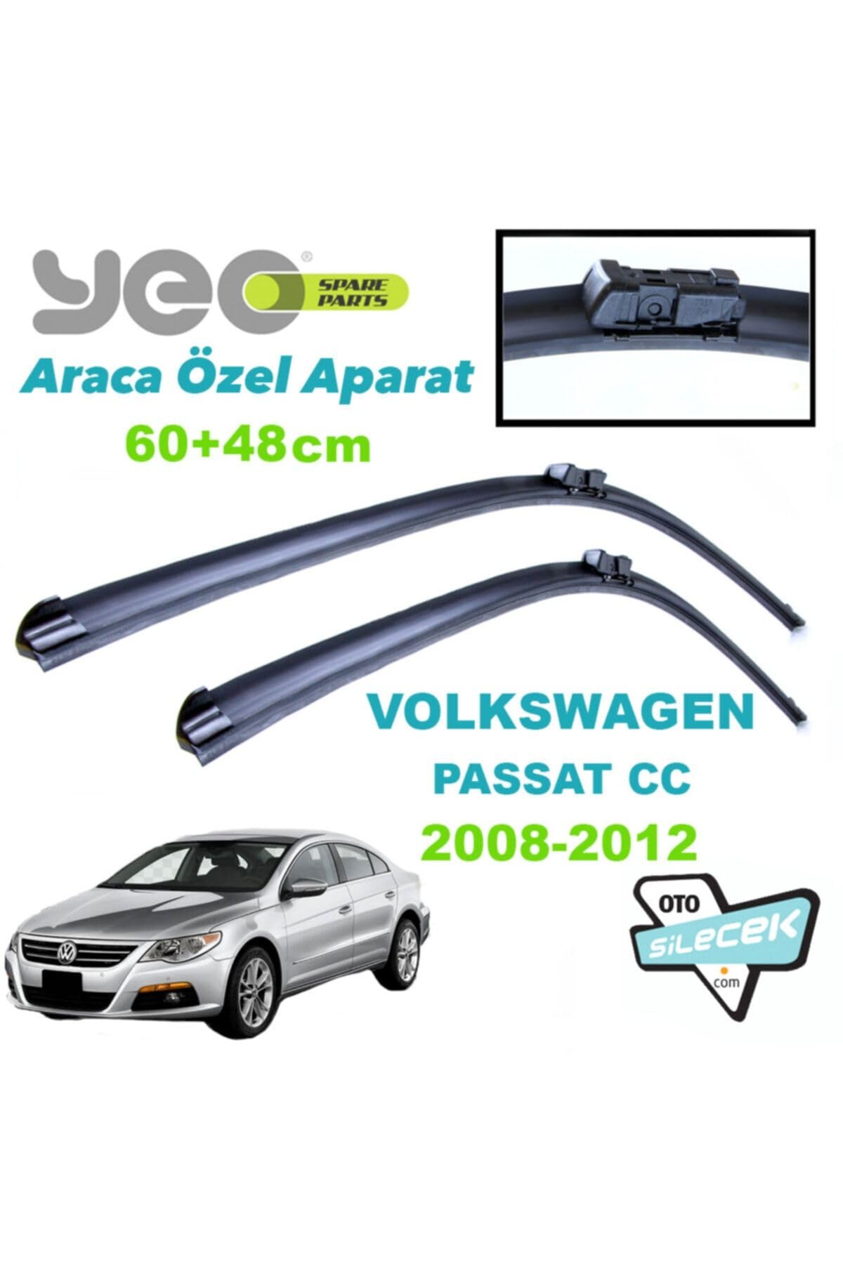 Yeo Vw Passat Cc ile Uyumlu Silecek Takımı 2008-2012