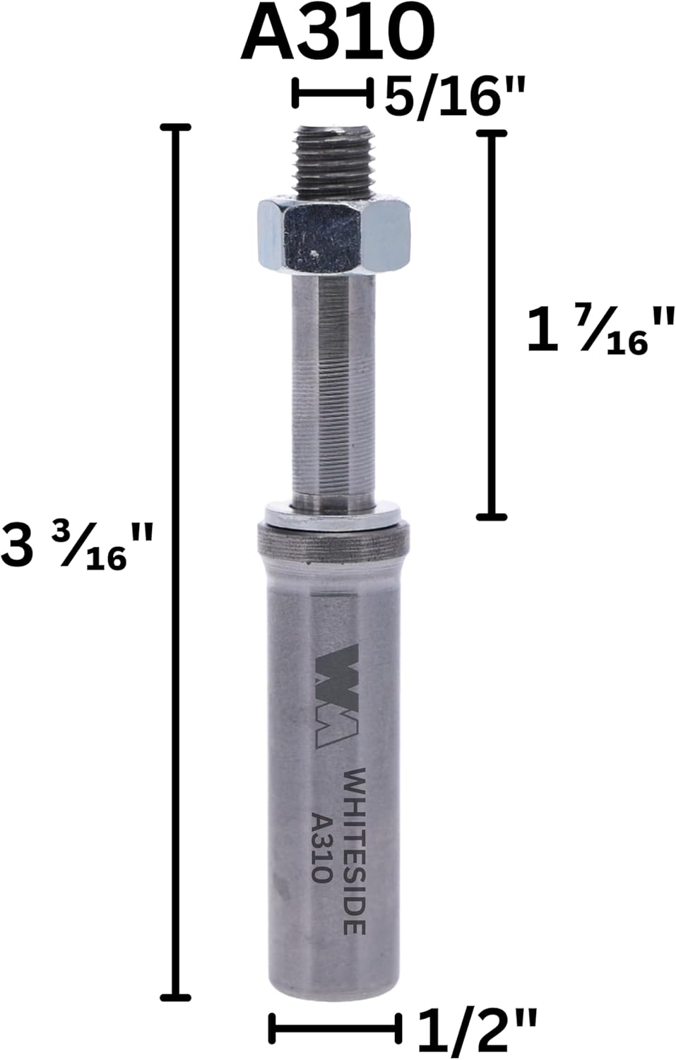 Whiteside Router Bits A310 Arbor 1/2-Inch Shank