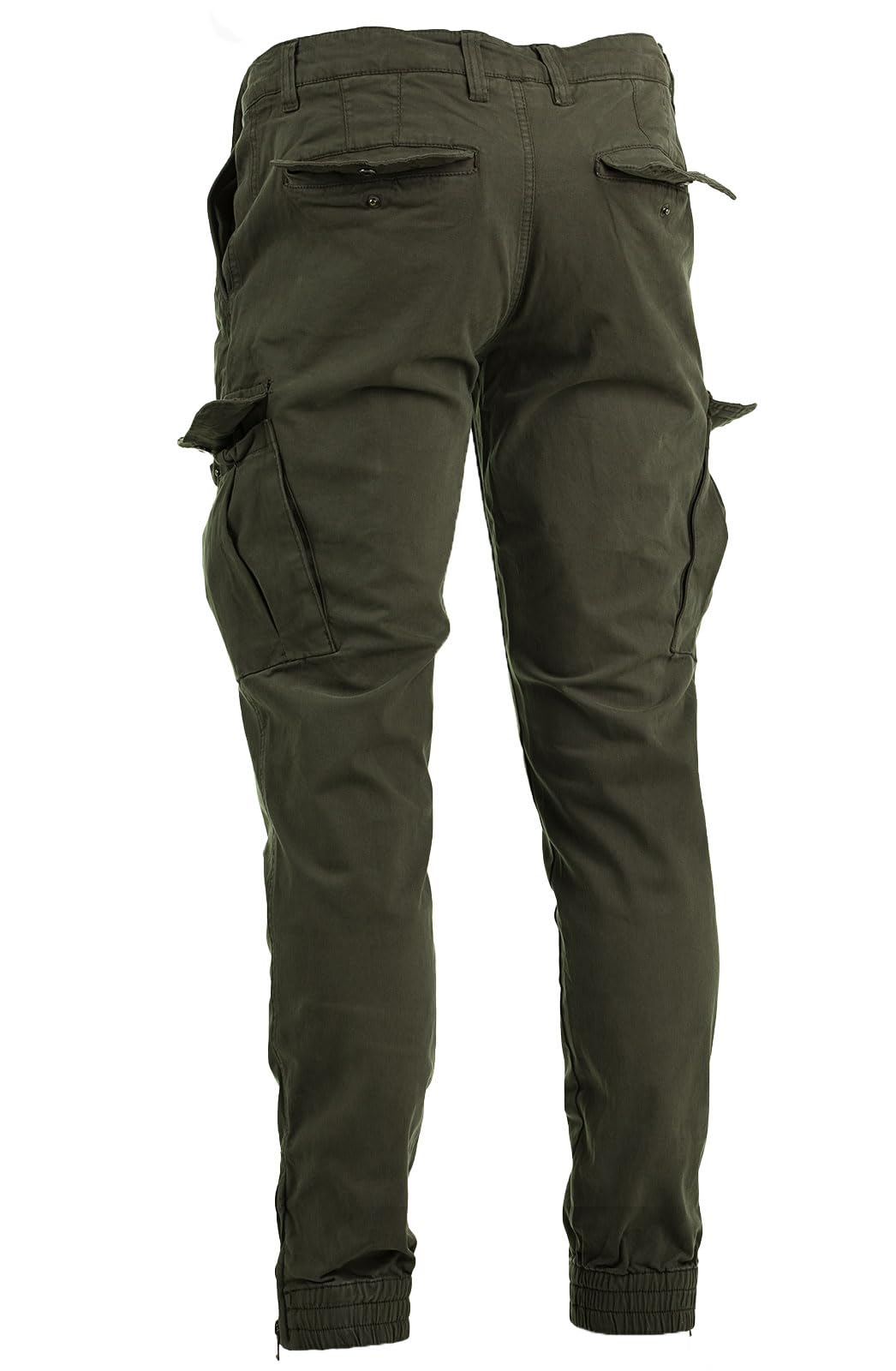 Instinct I Pantaloni Uomo Cargo con Tasche Laterali Slim Fit Autunno Inverno Caldi, Pantaloni Militari Tasconati Multitasche Casual da Lavoro