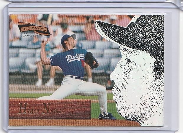1996 Pinnacle Aficionado #132 Hideo Nomo