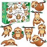 CiyvoLyeen Sloth Sewing Craft Kit Jungle Animal DIY Craft Sewing Kit for Girls and Boys Educational...