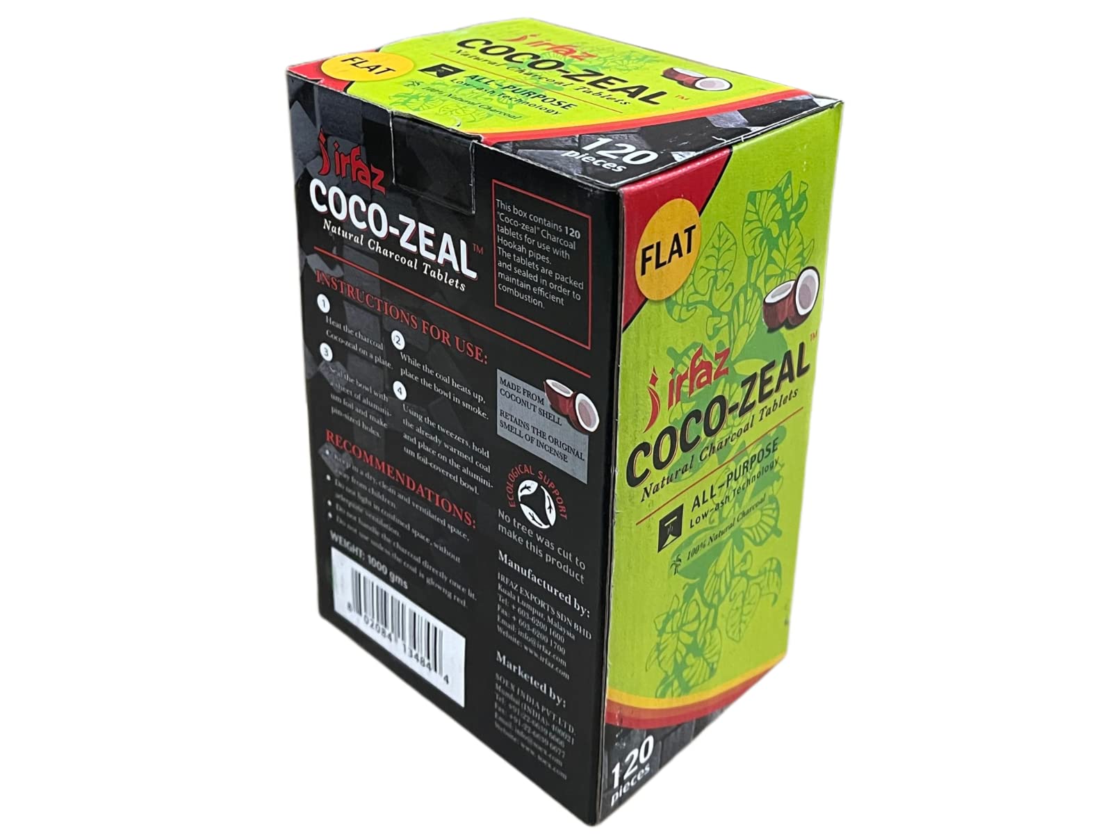 coco✳︎link　チャコール6本 Amazon.com: Coco-Zeal Coconut Charcoals Cubes Afzal Hookah Shisha