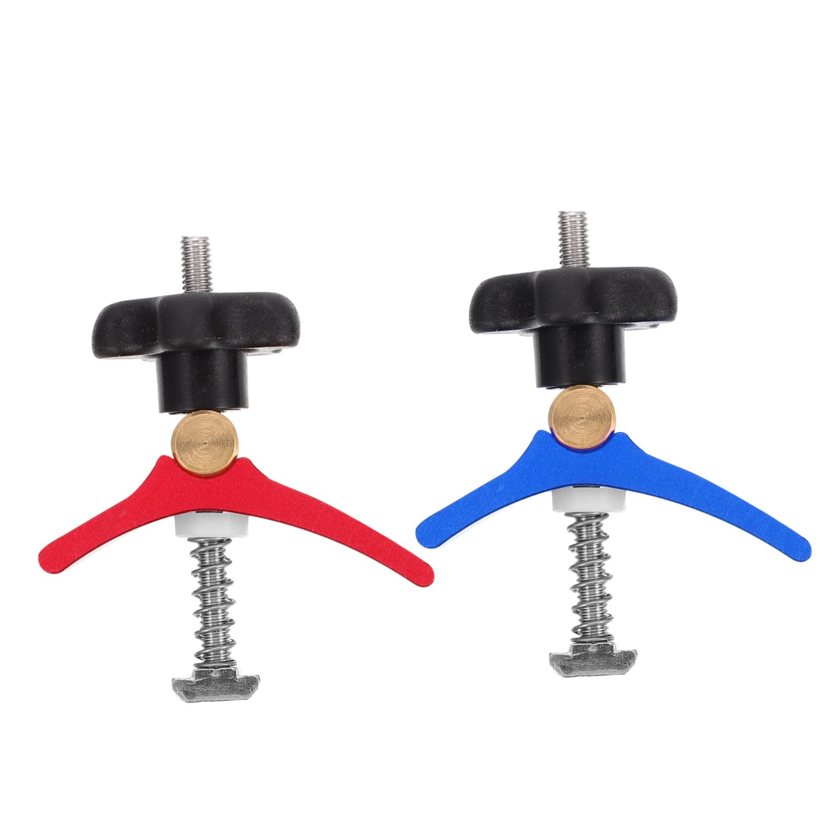 2pcs Platen T Slot Clamp Woodworking Hold down Clamp Woodworking t Slot Clip Carpenter T-track Clip Carpenter t Slot Clip Woodworking T-track Clip T-track Clamp