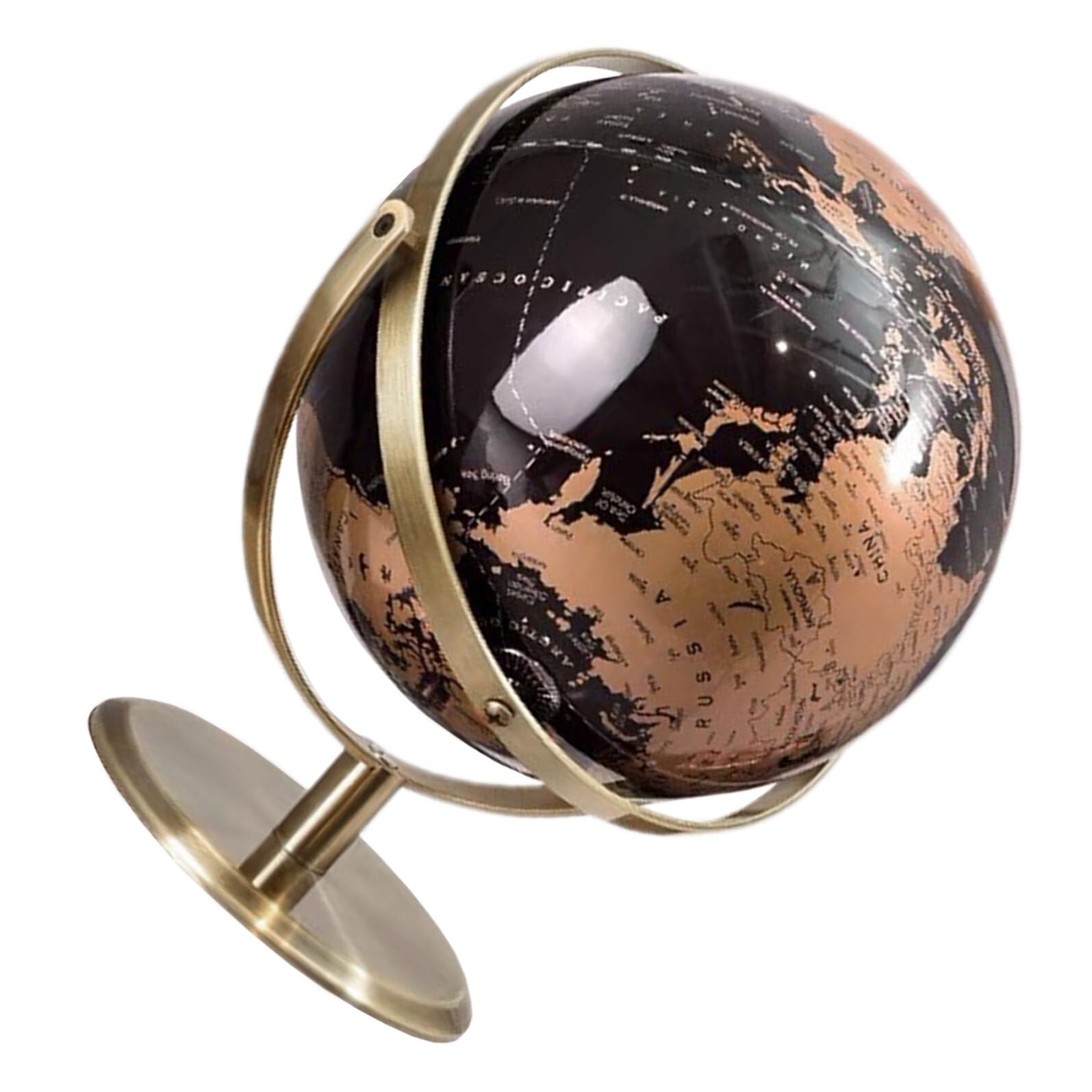 Globo Didattico Rotante da Tavolo 20 CM Base Stabile Strumento Educativo Interattivo per Studenti e Decorazione per Ufficio e Casa