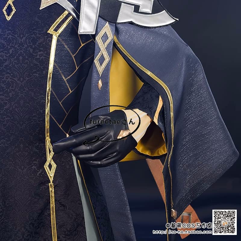 原神 モラクス 鍾離 コスプレ衣装 高級感フルセット 新品未開封 原神 鍾離 モラクス コスプレ衣装