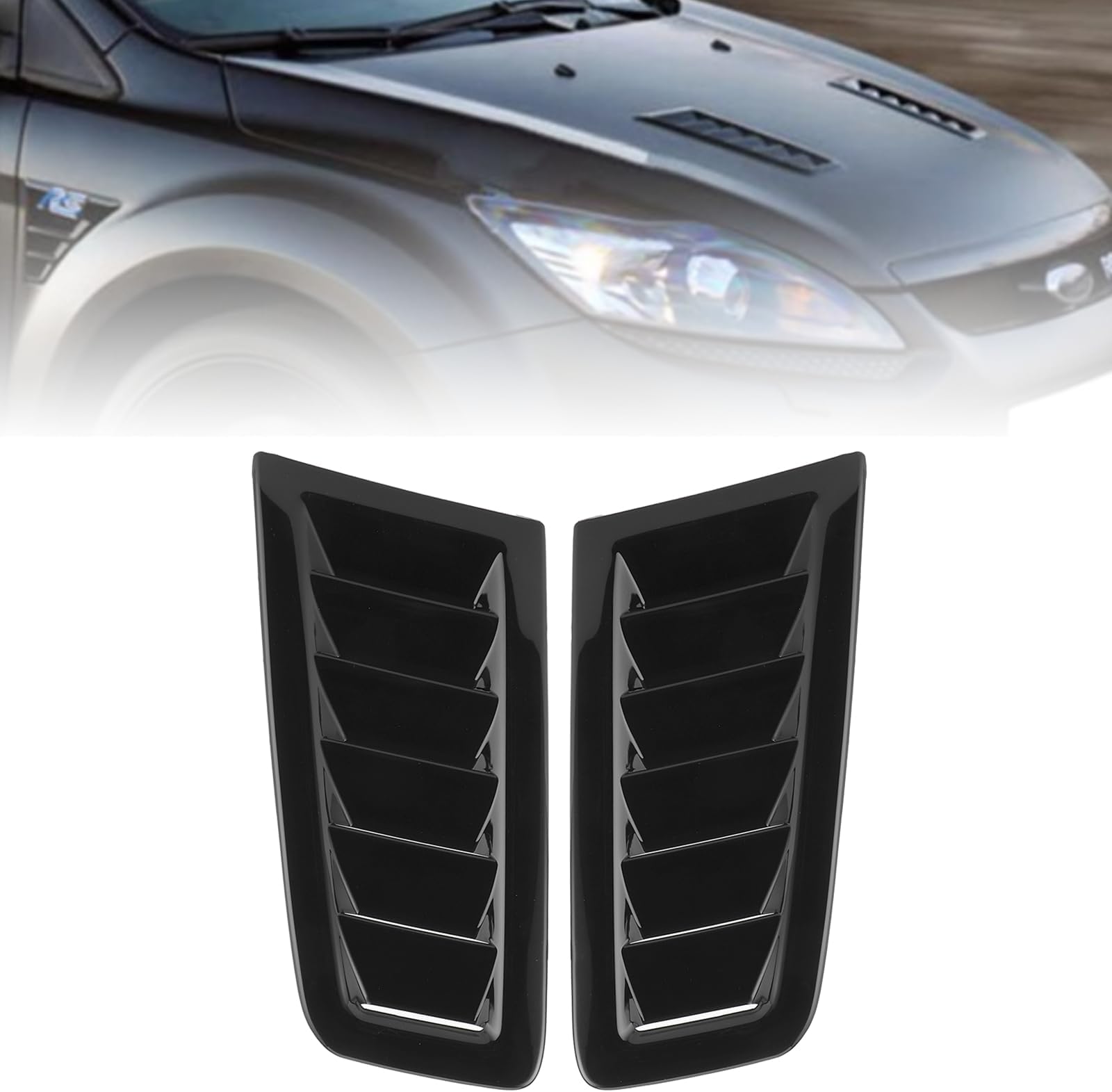 Hood Vents, 2PCS Hood Vents for Cars, Universal Car Hood