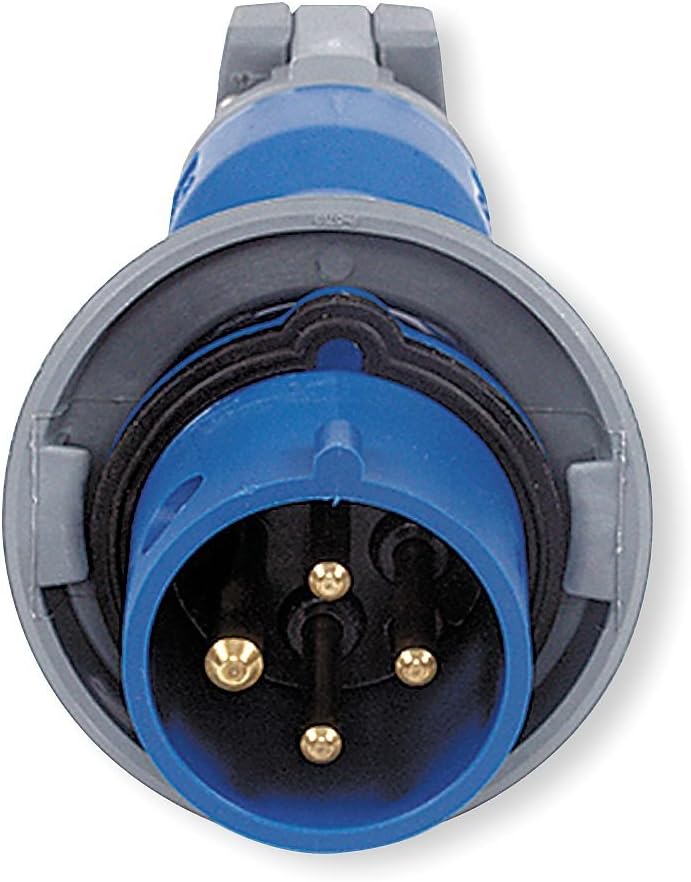 HBL430P9W Pin and Sleeve IEC Plug 3 Pole 4 Wire 30 amp 125/250V Watertight