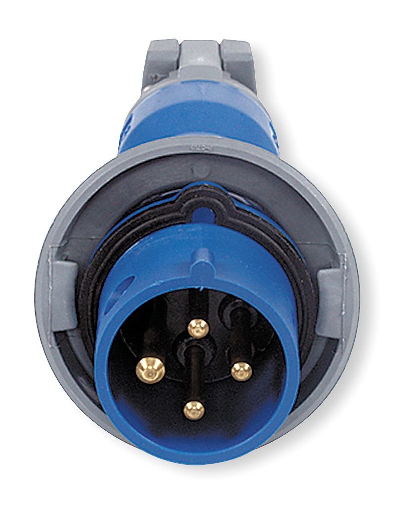 Enchufe IEC HBL430P9W de 3 polos y 30A, con diseño estanco de alta resistencia