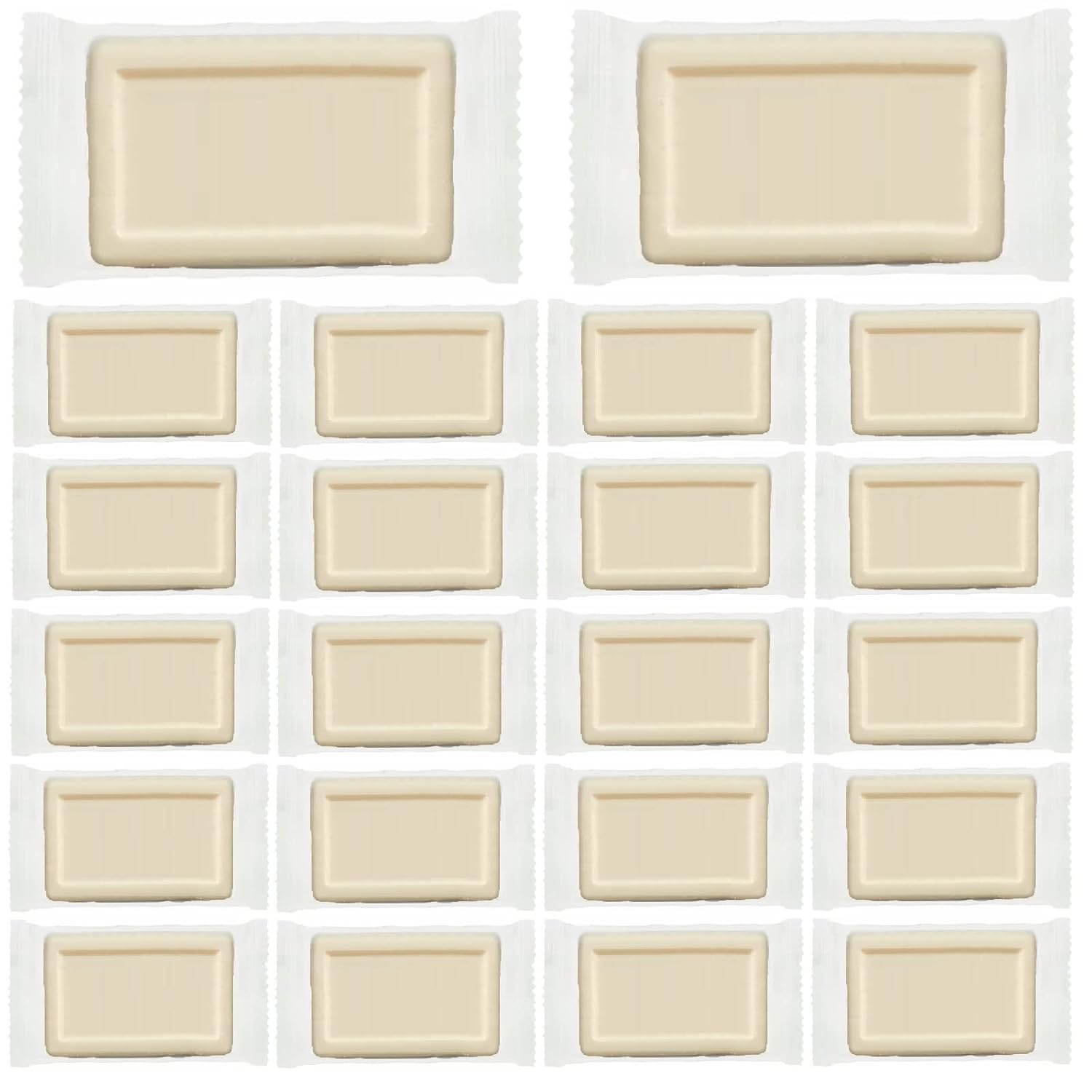 Lounsweer 200 Pcs Mini Soap Bars Hotel Soap Bars Bulk 0.5