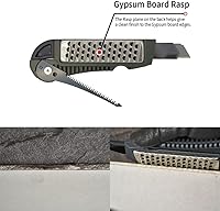 Vista 3 de Paneles de yeso 4 en 1 Multi Cuchillo para paneles de yeso Multiherramienta para paneles de yeso Rasp Plaster Planer Jab Saw Cinta métrica Gancho