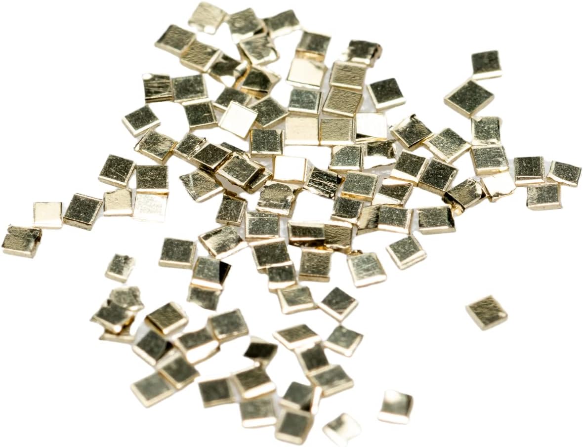 14K Yellow Gold Chip Solder (Easy) 1 x 1mm (0.25 DWT ~102 pcs) Made in USA by CRAFT WIRE