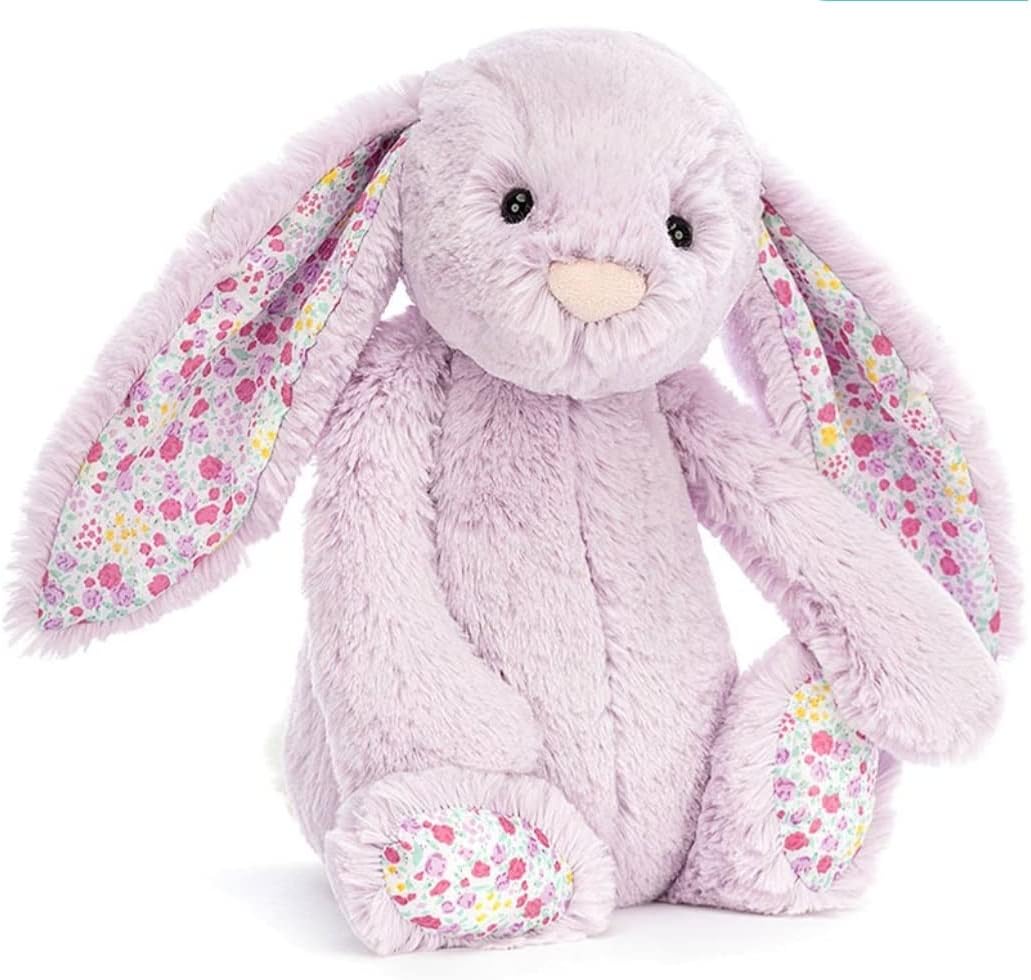 Jellycat Medium Bashful Blossom Jasmine Bunny Collectable Plush Decoration