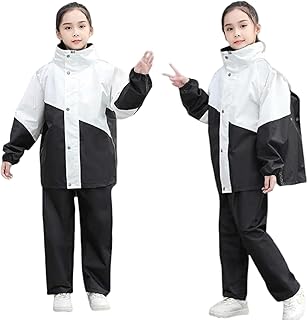 ランドセル対応 キッズ レインスーツ レインコート 上下 自然教室 林間学校 子供用 セパレート レインウェア ジュニア アウトドア 女の子 男の子 パーカー 合羽 おしゃれ 小学生 中学生用 反射材 防水雨具 通学 梅雨対策 自転車 110 120 130 140 150 160cm