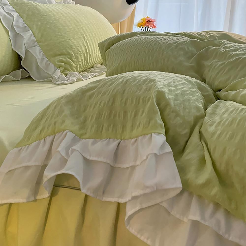 夏 布団 セミ 4点セット ベッドスカート枕カバー 柔らかい 肌さわり6