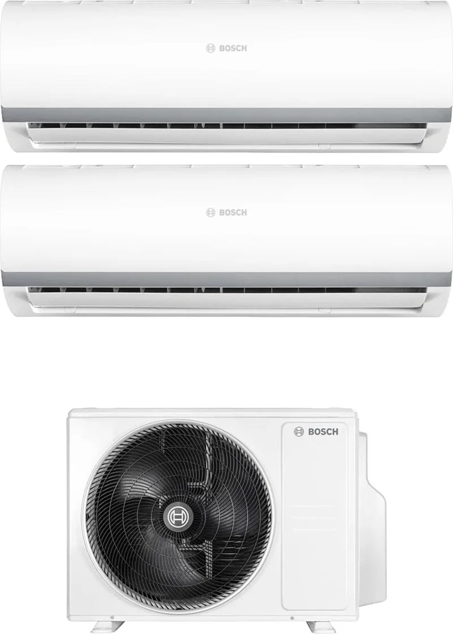 Climate 2000 - Climatizzatore 9000 + 12000 btu, Dual Split, con pompa di calore, Classe energetica A++/A+
