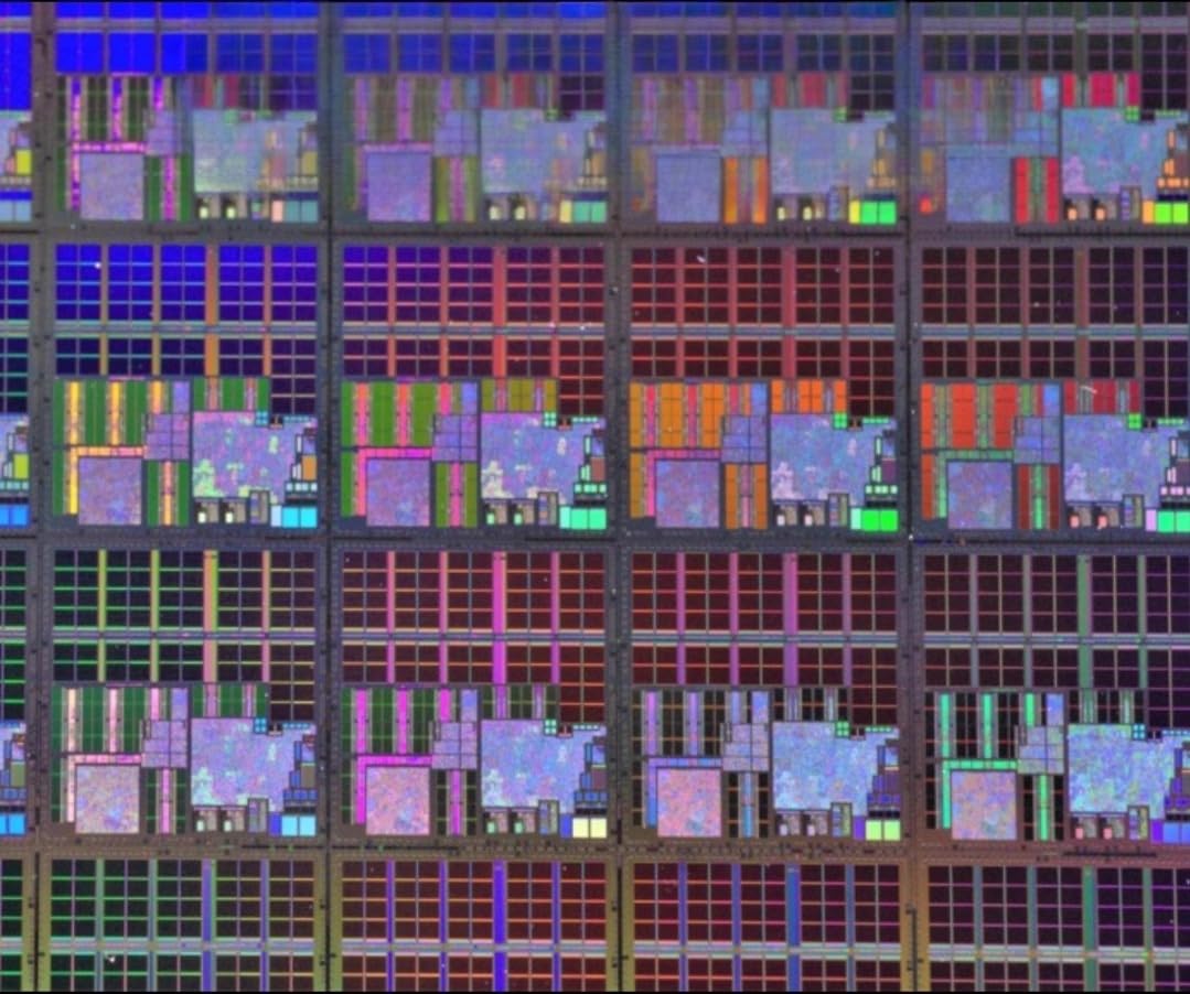 6-12 Inch Silicon Wafer Dummy Wafer, Semiconductor Display Sample for IC Circuit Demo, CMOS Lithography Chip for Lab, Exhibition & Teaching (8" No.(CMOS)12)