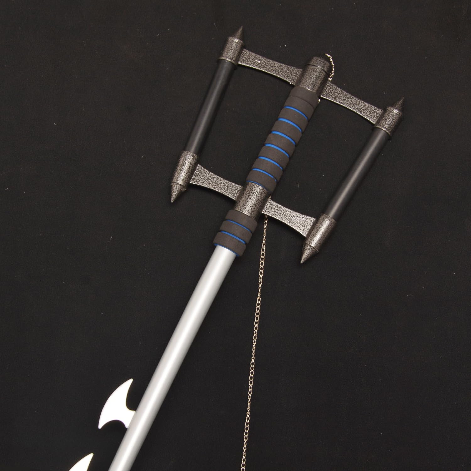 Stainless Steel sora KingdomHearts Keyblades White/Black/Yellow Key Real Metal About 34 inches Prop for Cosplay: D-Black2