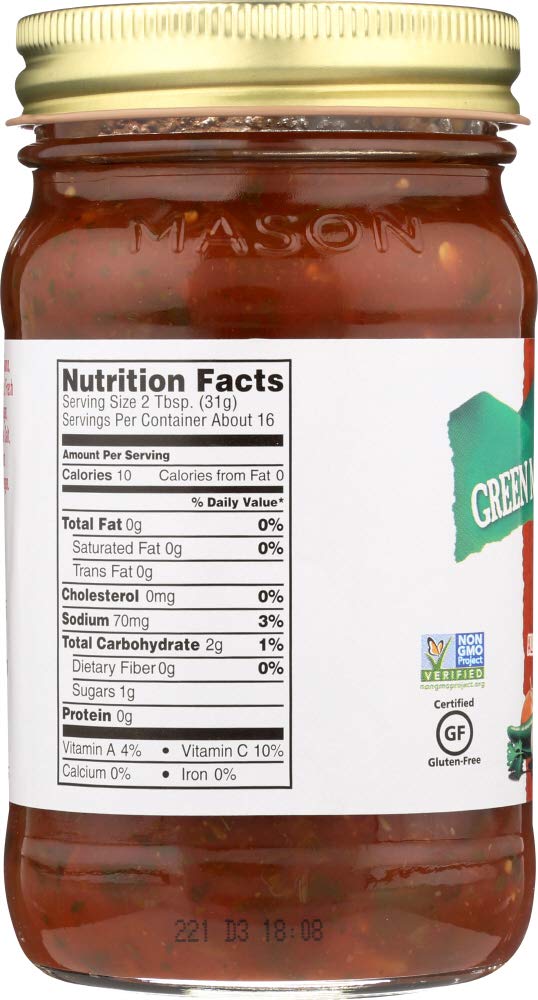 Green Mountain Gringo Salsa Hot 16 Oz (Pack of 6) - Pack Of 6