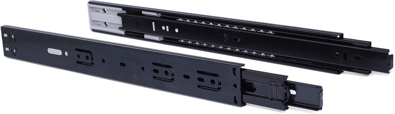 🔥 Flаѕh Sаlе 6 Pair of 12 Inch Hardware Soft Close Full Extension Side Mount Ball Bearing Sliding Black Drawer Slides Suреr Bіg Clеаrаnсе! 6 Pair of 12 Inch Hardware Soft Close Full Extension Side Mount Ball Bearing Sliding Black Drawer Slides