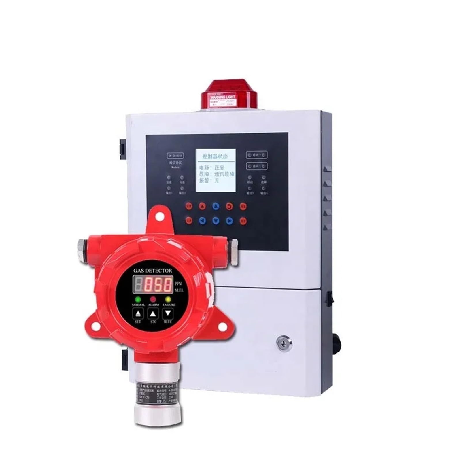 Detector de gas, Controlador de alarma de gas Dory de 1 a 100 canales Panel de control de detector de gas Salida de señal 485(300w 51-100channels)