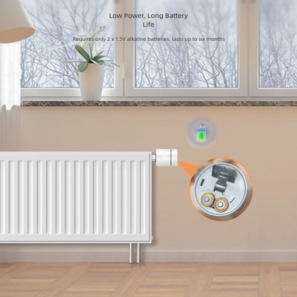 Smart TRV Radiatore Termostato Valvole, Per ZigBee 3.0 Per Tuya Termostato Programmabile Radiatore Smart Temperatura Valvola di Controllo