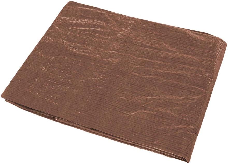 Heavy Duty Tarpaulins (Tarps) (Brown, 6 Feet X 8 Feet)