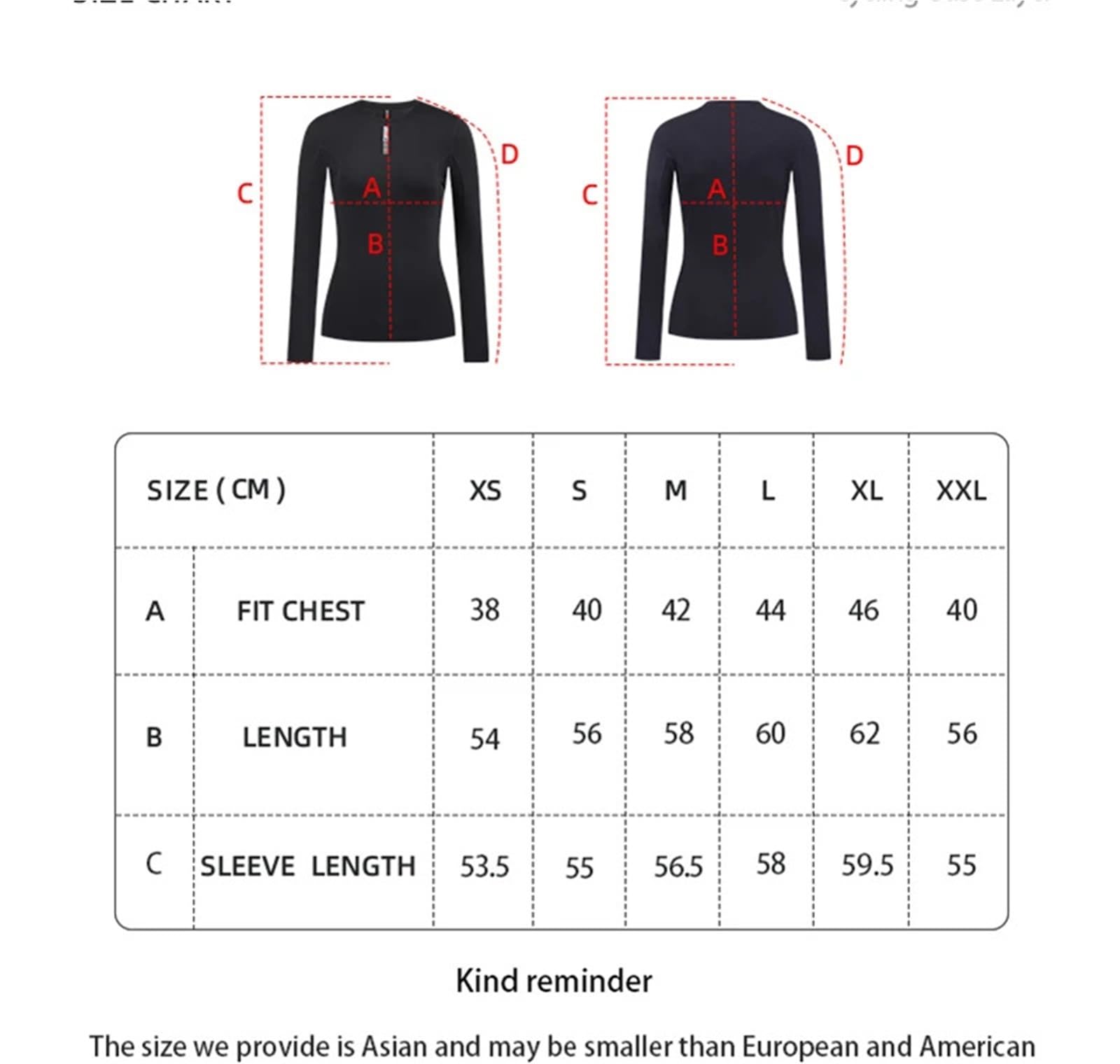 Maglia Termica da Ciclismo Intimo Termico da Bici Corsa Nero Bianco, Intimo Bicicletta, Abbigliamento Sportivo