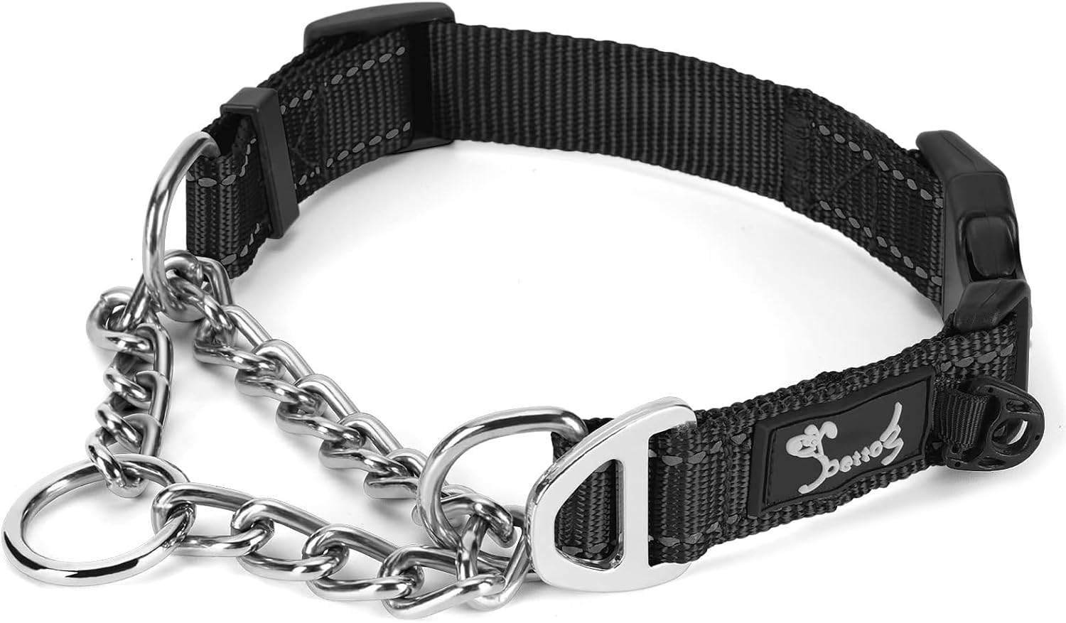 Collar antitirones martingale PETTOM con nailon reflectante acolchado