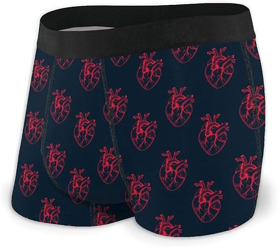 Merahans Anatomical Heart Mens Underwear Comfort Boxer