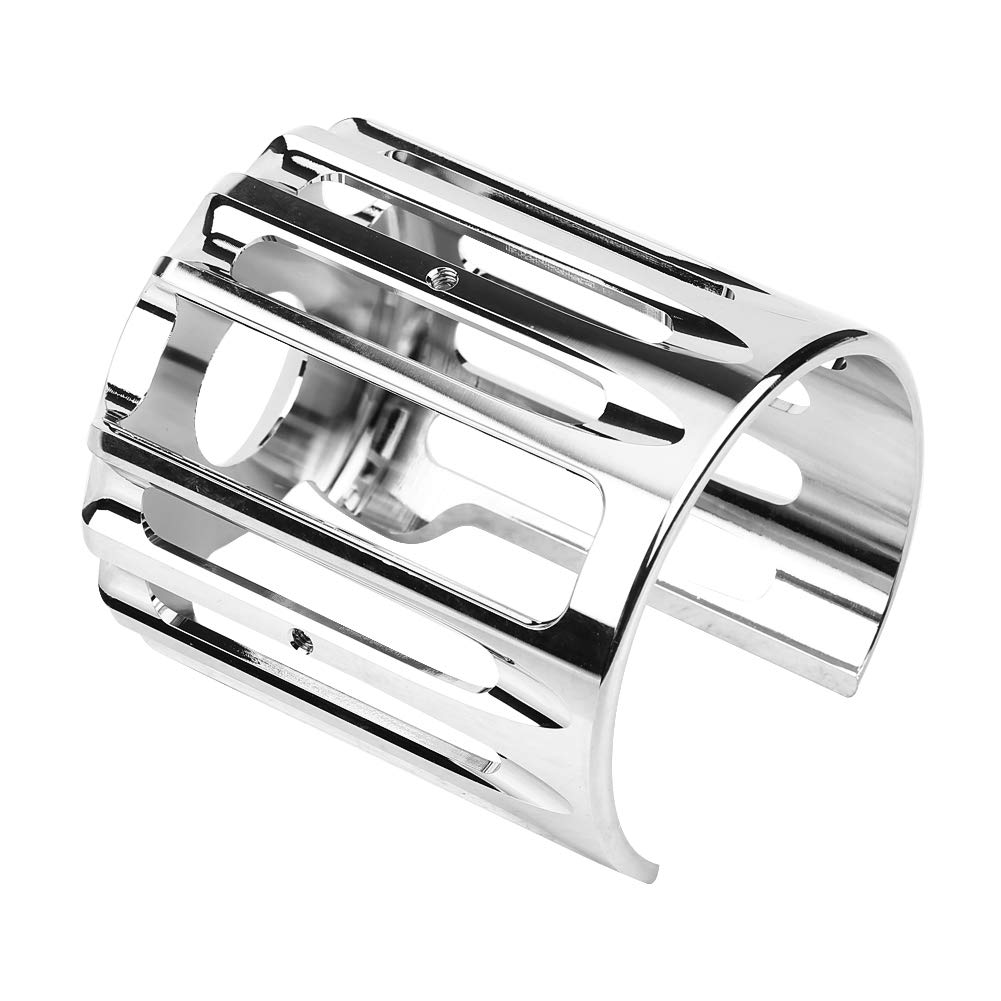 Coperchio del filtro dell’olio in alluminio CNC per moto, coperchio universale per filtro dell’olio, design a taglio profondo con finitura cromata, coperchio riutilizzabile in lega