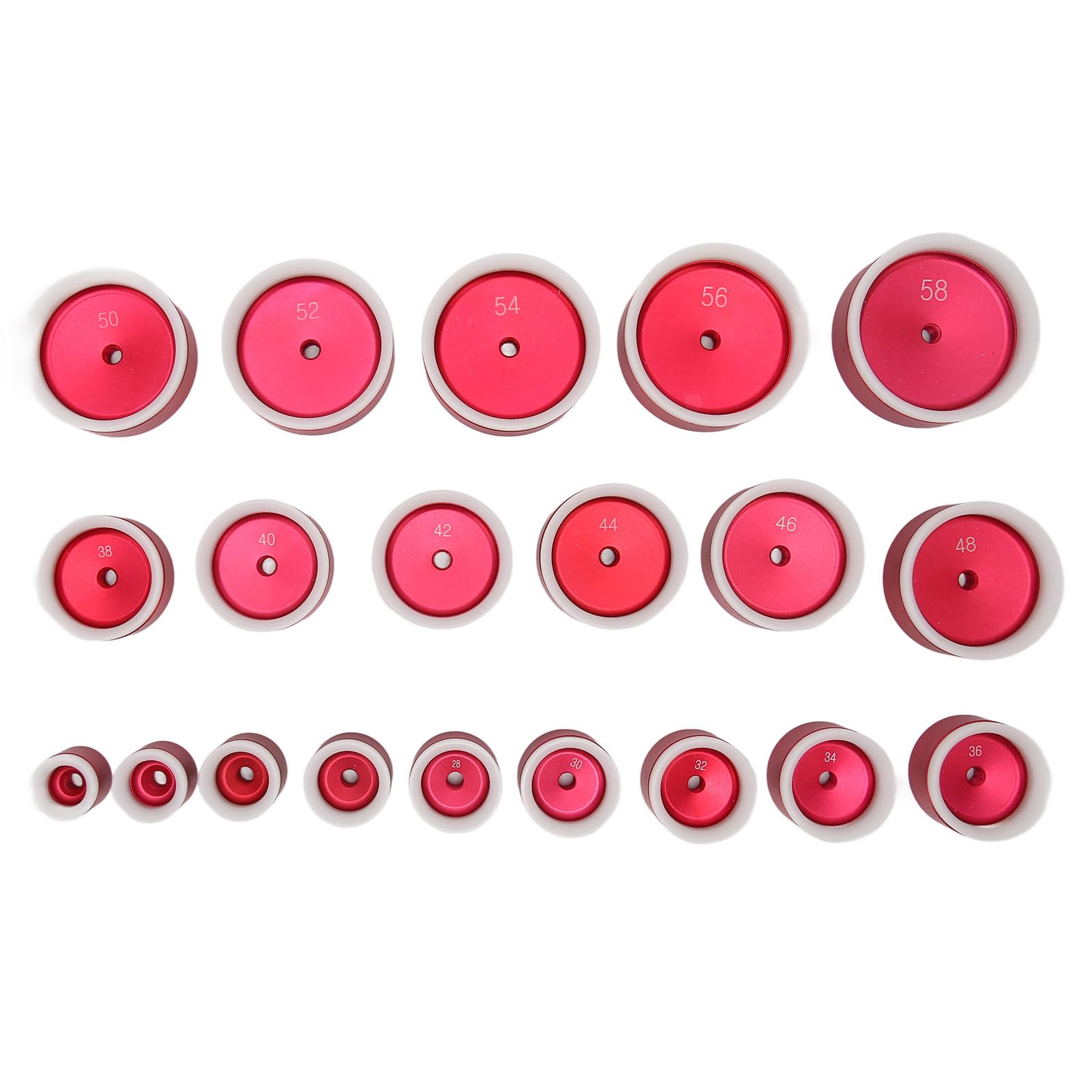 YUYTE Uhren Bezel Werkzeug Set,20tlg Uhr Einpresswerkzeug Uhrenschieber Uhrenreparatur Kit mit Aluminium Gehäuseeinsätzen (20-58 mm), Batteriewechsel & Reparatur Werkzeug