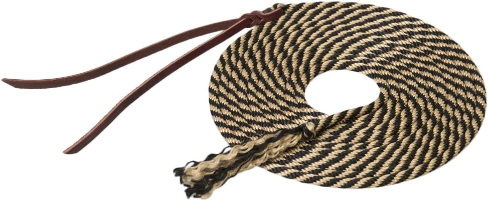 Weaver Leather Silvertip Get Down Rope, Black/Tan, 14-Feet
