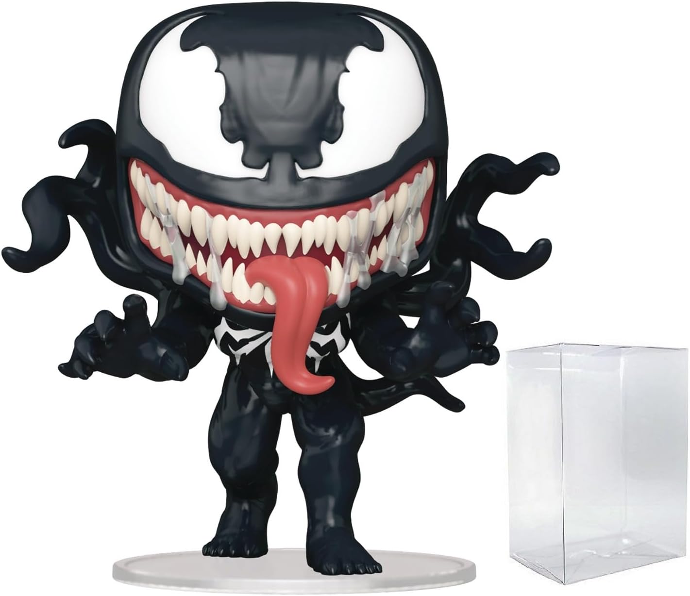 POP Marvel Gamerverse: Spider-Man 2 - Venom Funko Vinyl Figure (Bundled with Compatible Box Protector Case), Multicolored, 3.75 inches