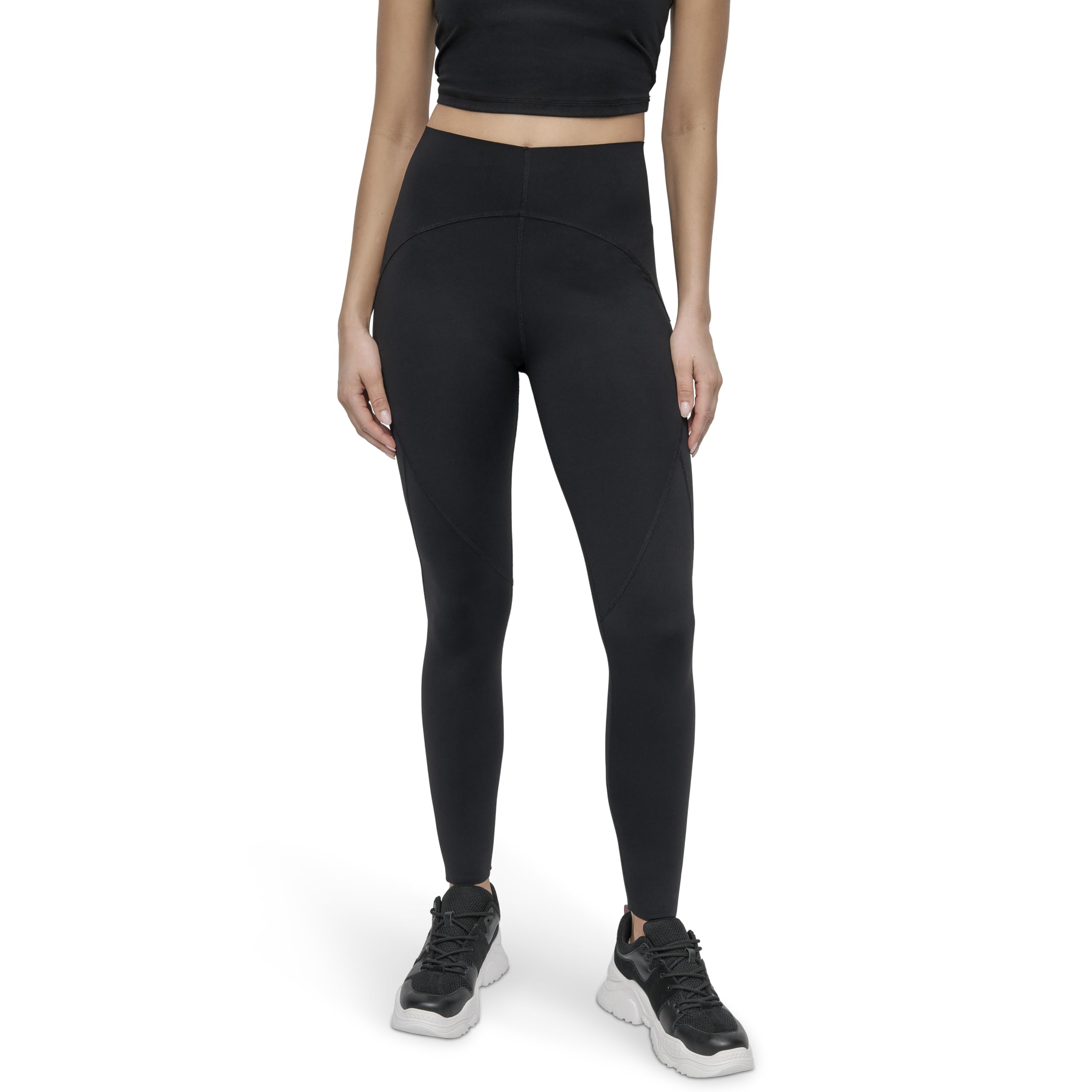 

                                                    DKNY Women's Super High Waisted 7/8 Seamless Compr