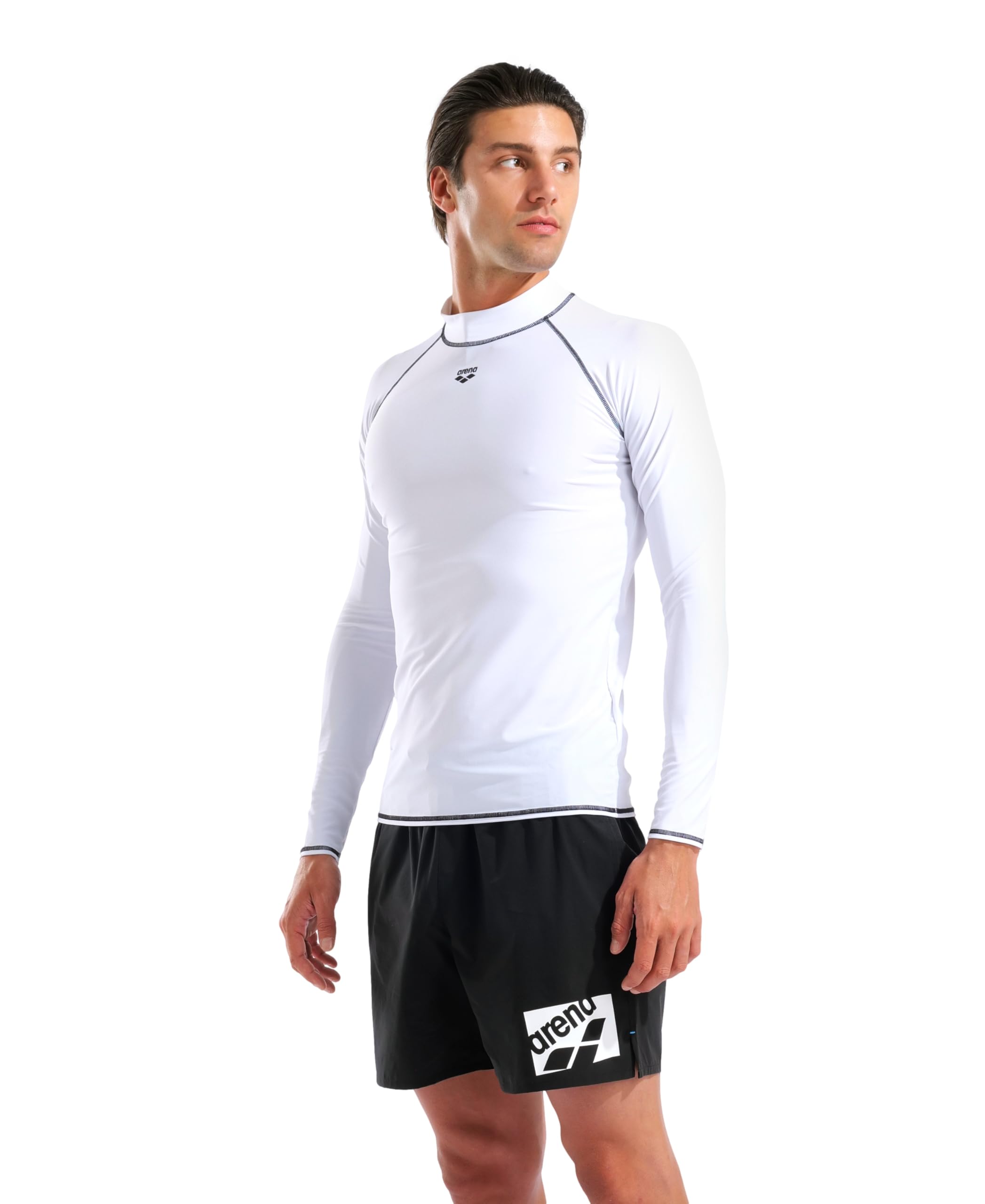 Arena Herren M Arena Rash Vest L/S Graphic Shirt