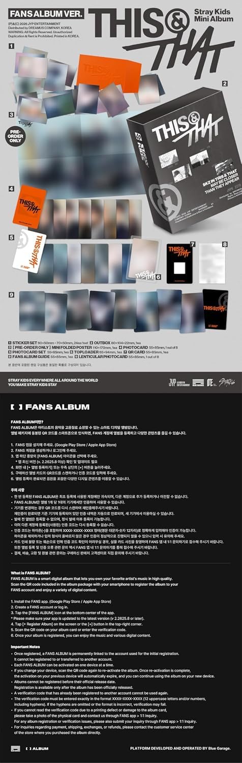 Amazon.com: Stray-kids This & That 10th Mini Album+Pre-Order Gift