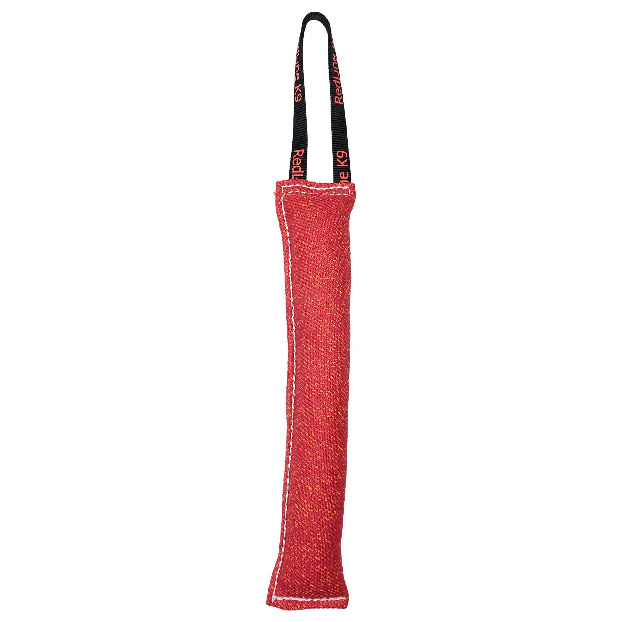 Dog Bite Tug Toy 3" X 16" 1 Handle French Linen (Red)