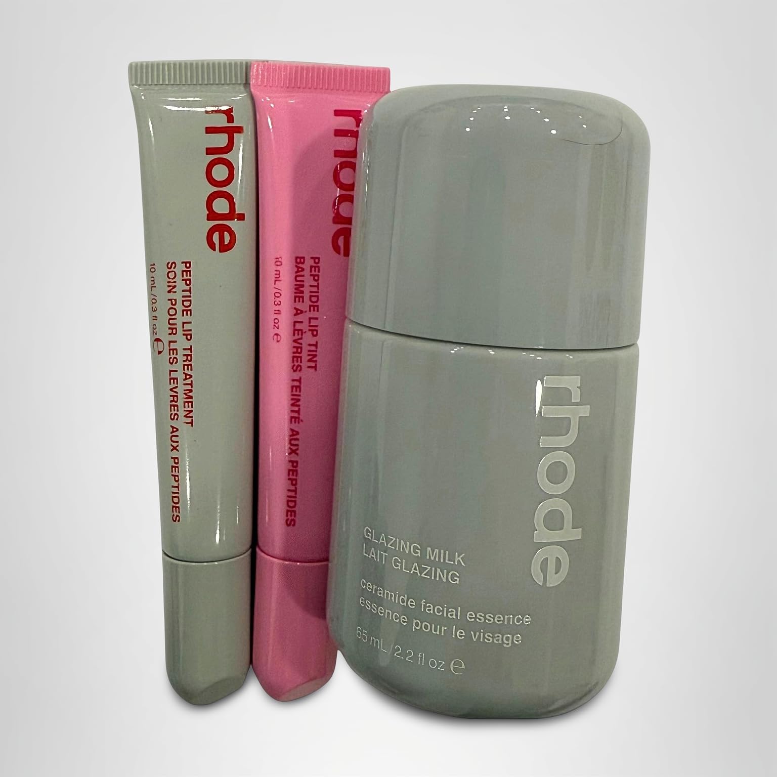 Amazon.com : Rhode Glazed Trio Set with Glazing Milk, Peptide Lip