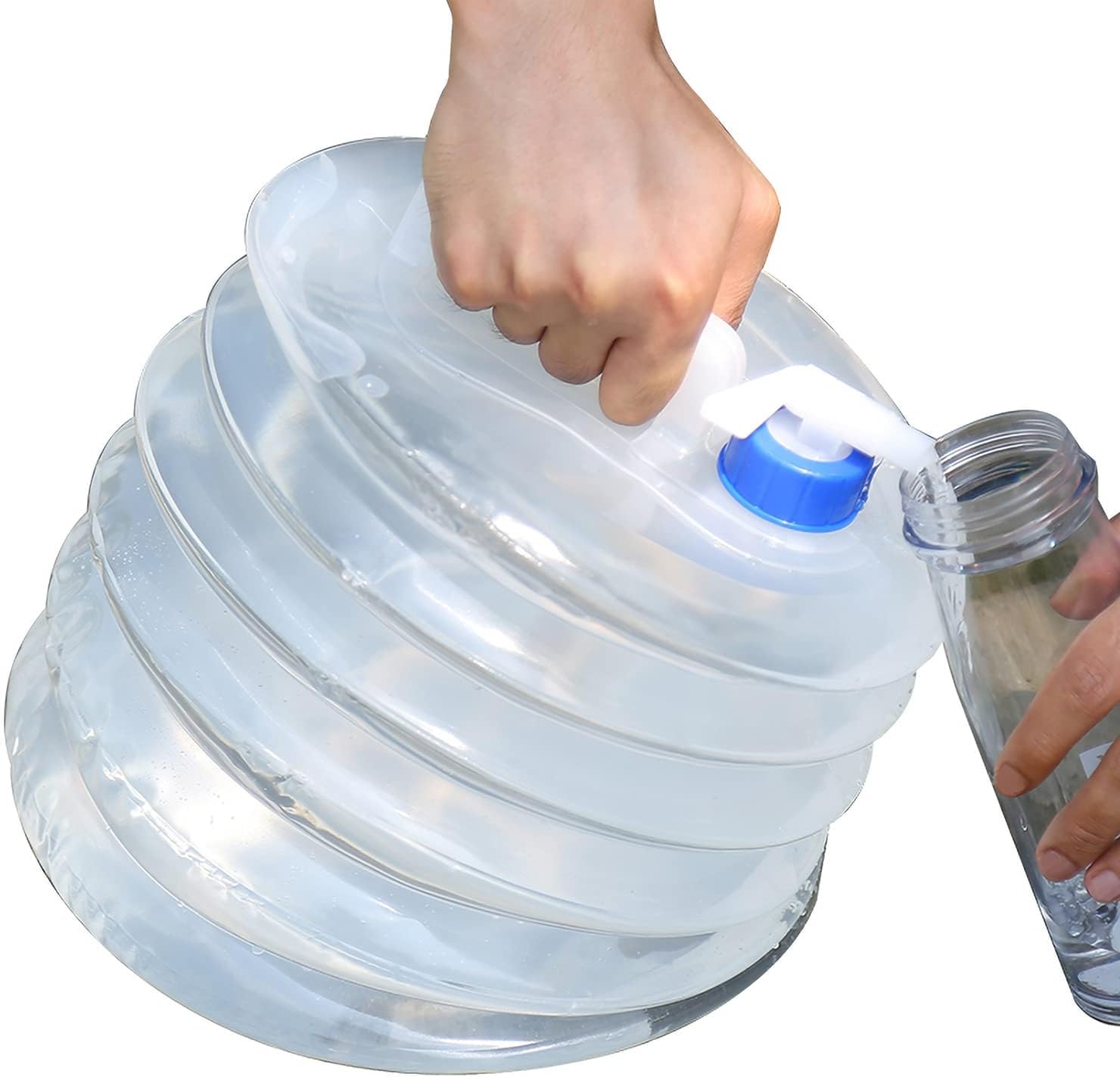 Récipient à eau, récipients à eau pour le camping, Seau de stockage d'eau pliable réservoirs de transport d'eau réservoirs de transport d'eau pliables portables for camping randonnée escalade pêche (t