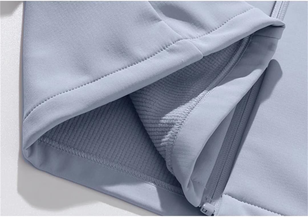 Men's Waterproof Windproof Soft Shell Outdoor Thermal Coat Hiking Camping Climbing Skiing Warm Fleece Jacket