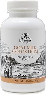 Mt. Capra Goat Milk Colostrum | for Healthy Immune System, Gut, and Athletic Performance | Grass-Fed, High in Immunoglobulins | 17 Servings - 1.76 oz