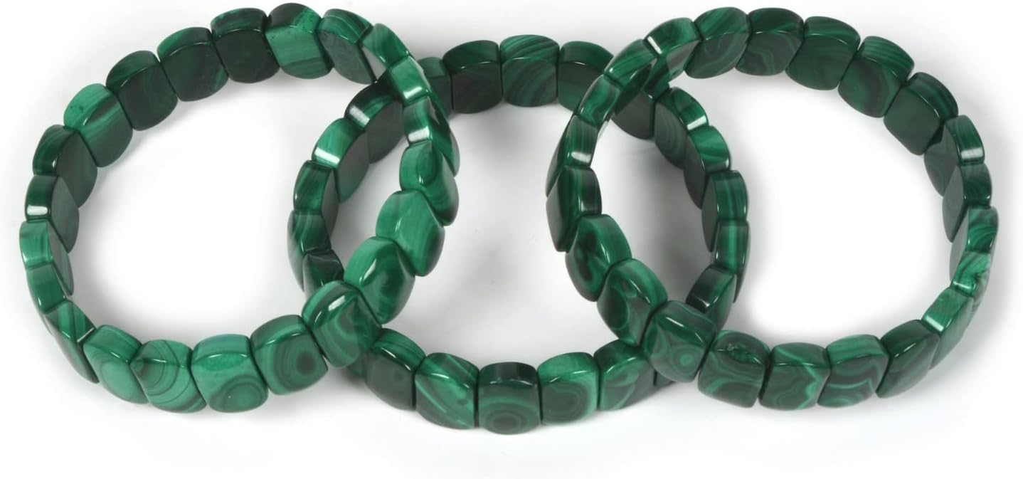Justinstones Gem Semi Precious Gemstone Shaped beads Bracelets Stretch Bracelet 7 Inches - Image 3