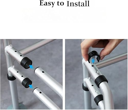 Miniatura 5 de Riel de seguridad para inodoro con altura y ancho ajustables del marco de metal para ancianos discapacitados y embarazadas, plateado, 330 libras