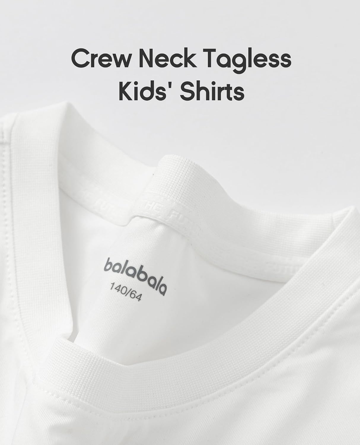 Balabala Boys Athletic Shirts Girls Short Sleeve Quick Dry T-Shirt Solid Basic Tee Tops for Kids Teens Sports Activewear